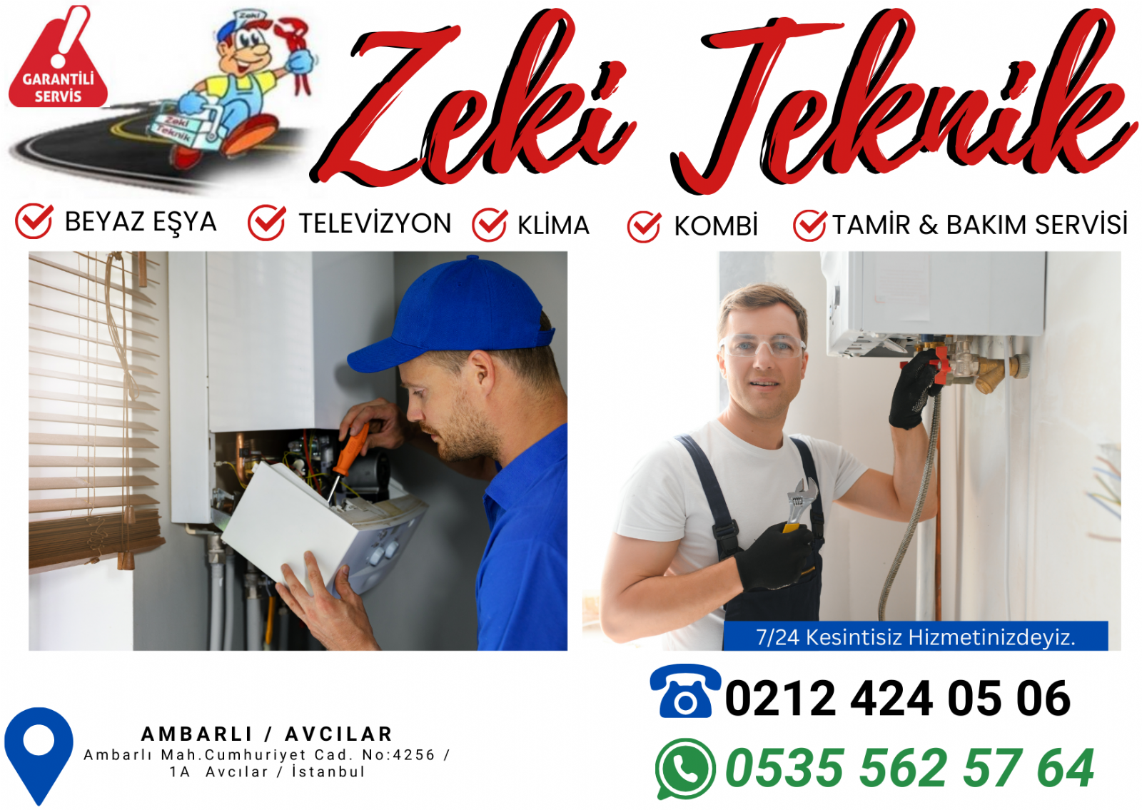 Ambarlı Kombi Bakımı ve Petek Temizleme
